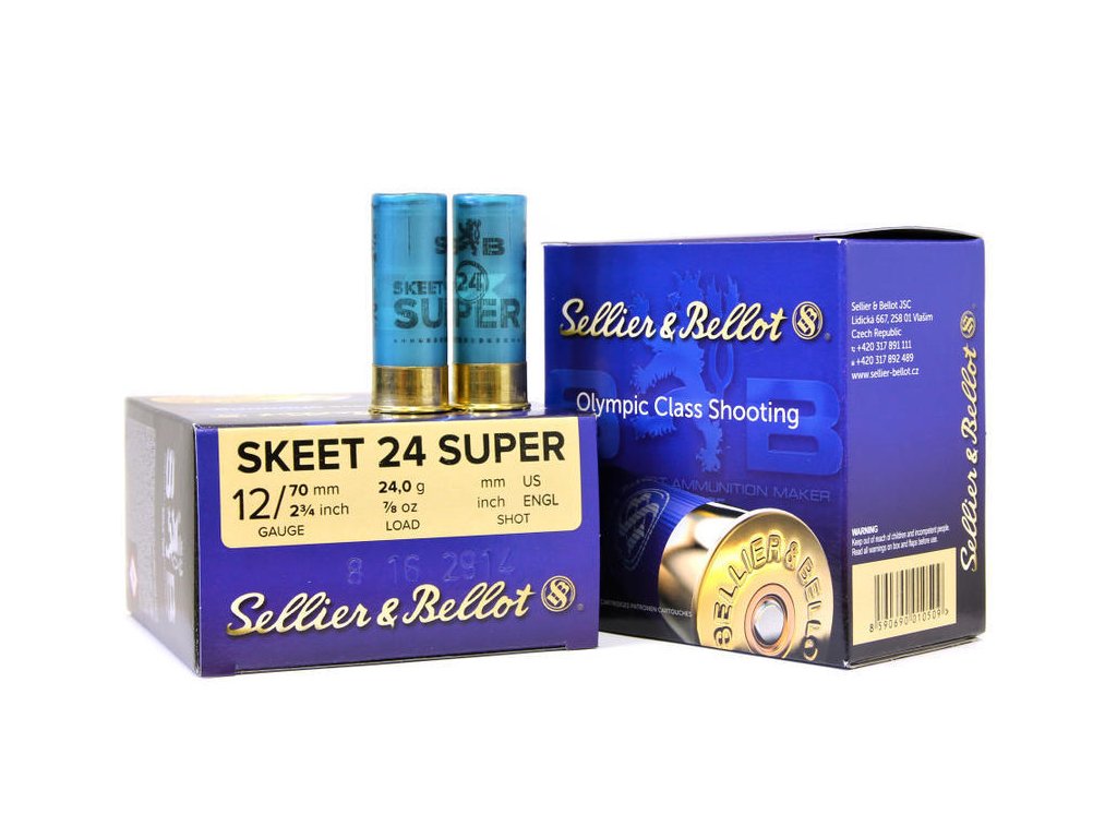 12 x 70 SKEET Super 24 g - Sellier & Bellot