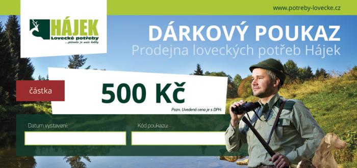 Dárkový poukaz - 500 Kč