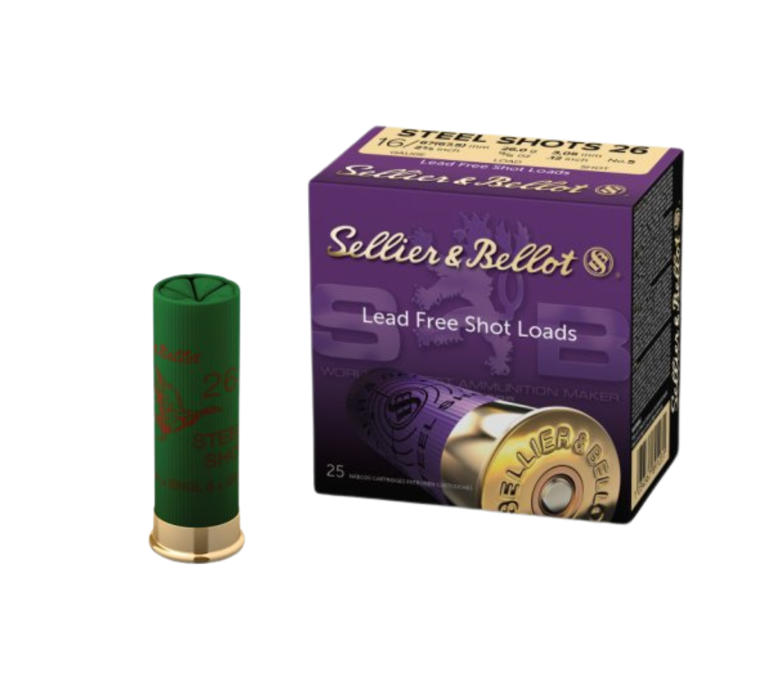 16 x 67 STEEL SHOTS SB 26 g - Sellier & Bellot