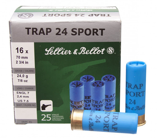 16 x 70 Trap Sport 24 g - Sellier & Bellot