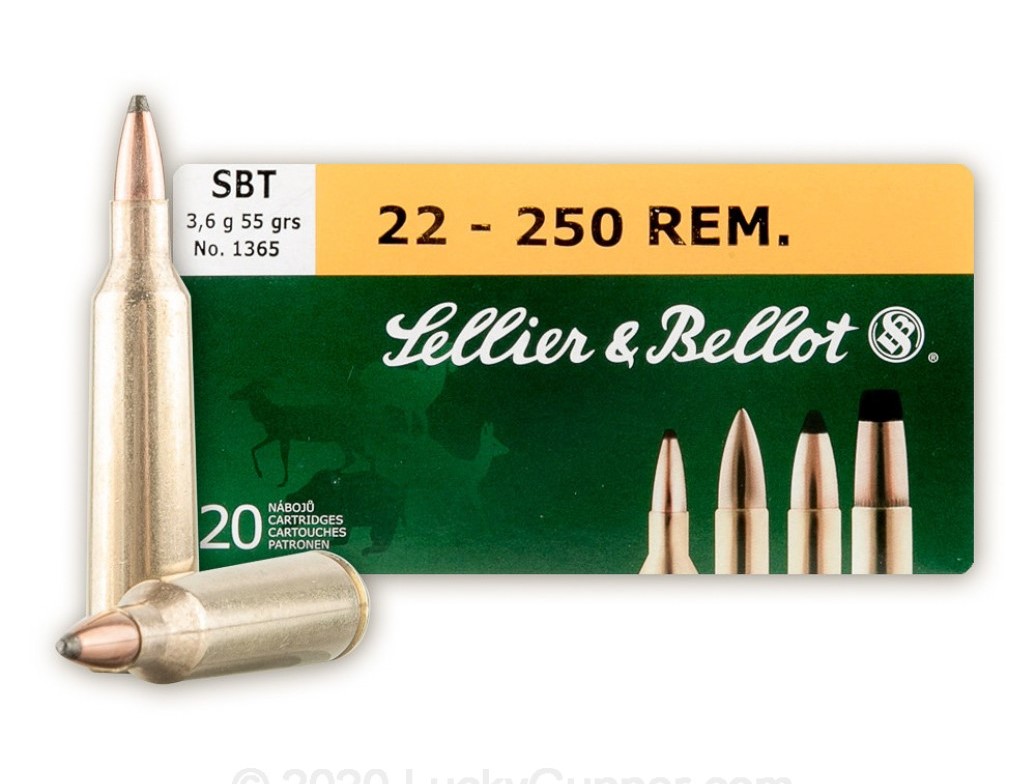 22 - 250 Rem. SBT 3,6g - Sellier & Bellot