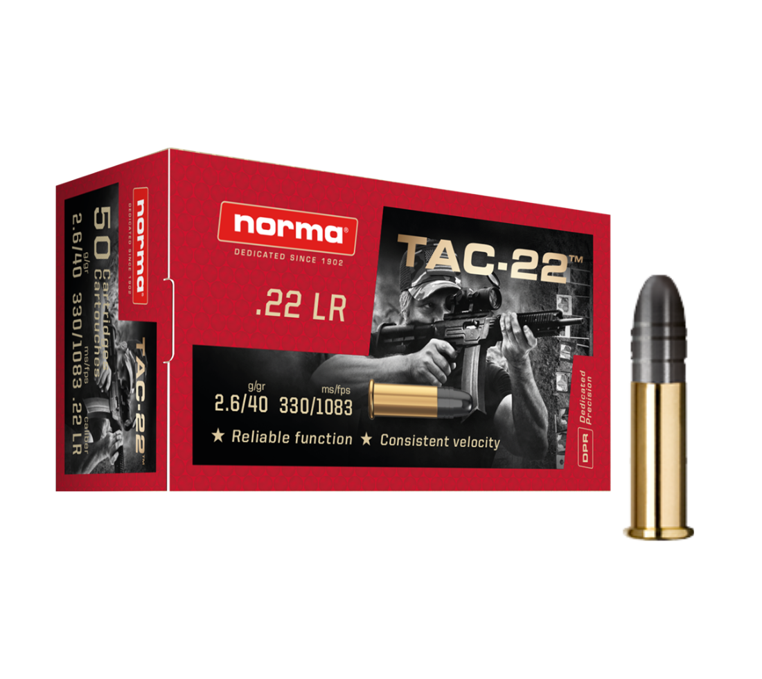 .22 LR Norma TAC-22 - 2,6 g