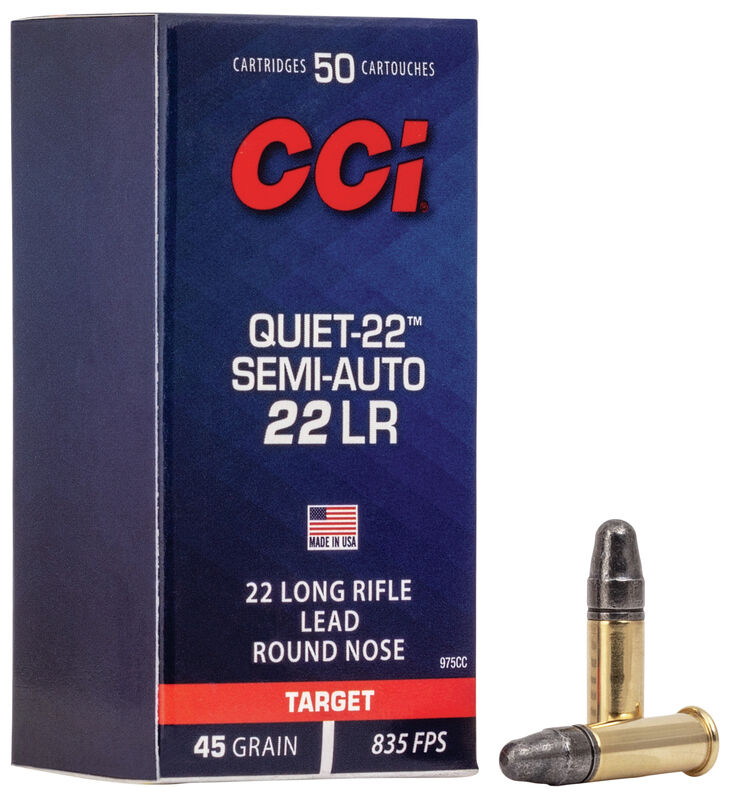 22 LR CCI Quiet Semi Auto 2,9 g - 50 ks