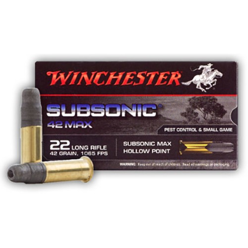 .22 LR Winchester Subsonic Max
