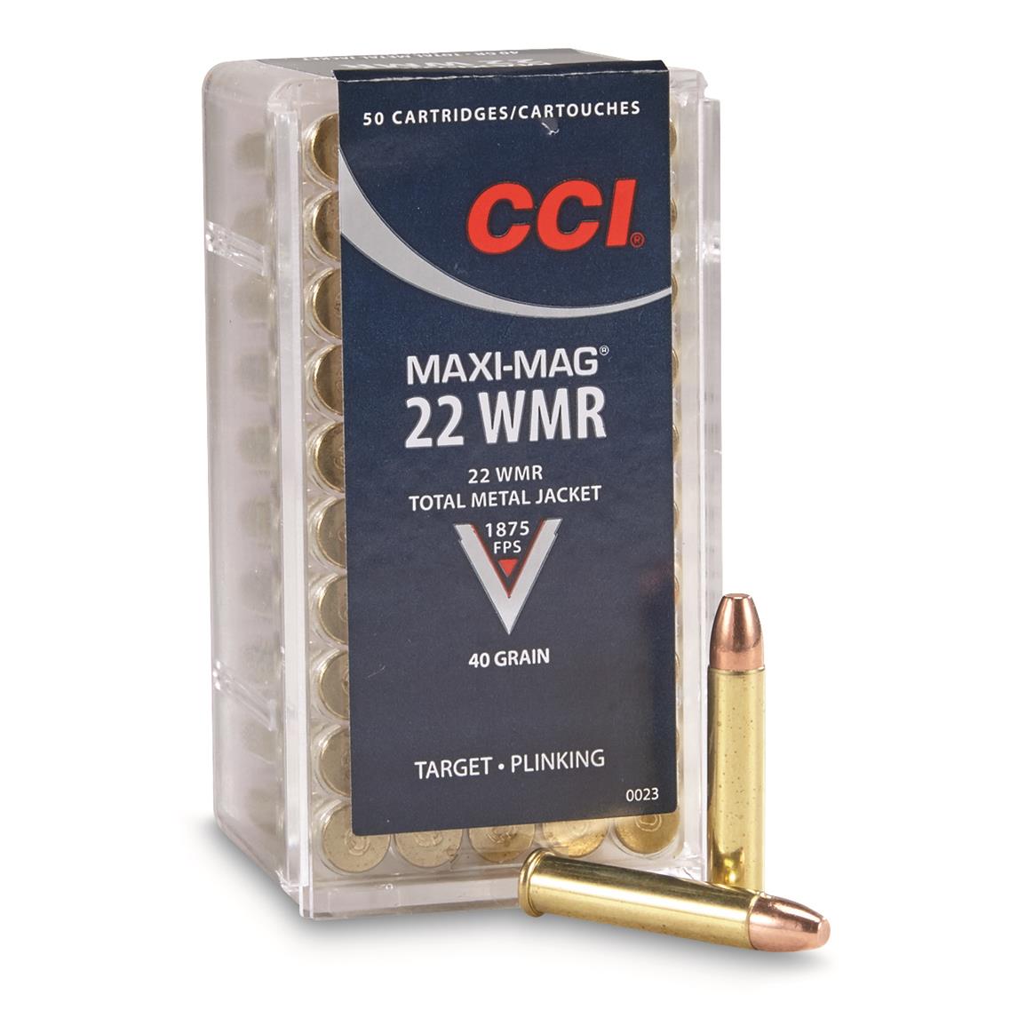 22 WMR CCI Maxi Mag - 2,6 g