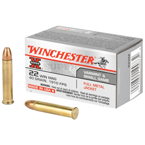 22 WMR Winchester FMJ- 2,6 g