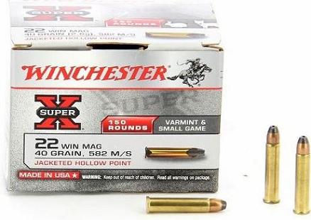 22 WMR Winchester HP - 2,6 g