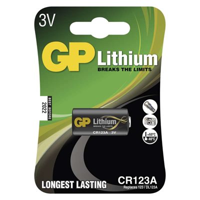 lithiová baterie CR 123A - GP