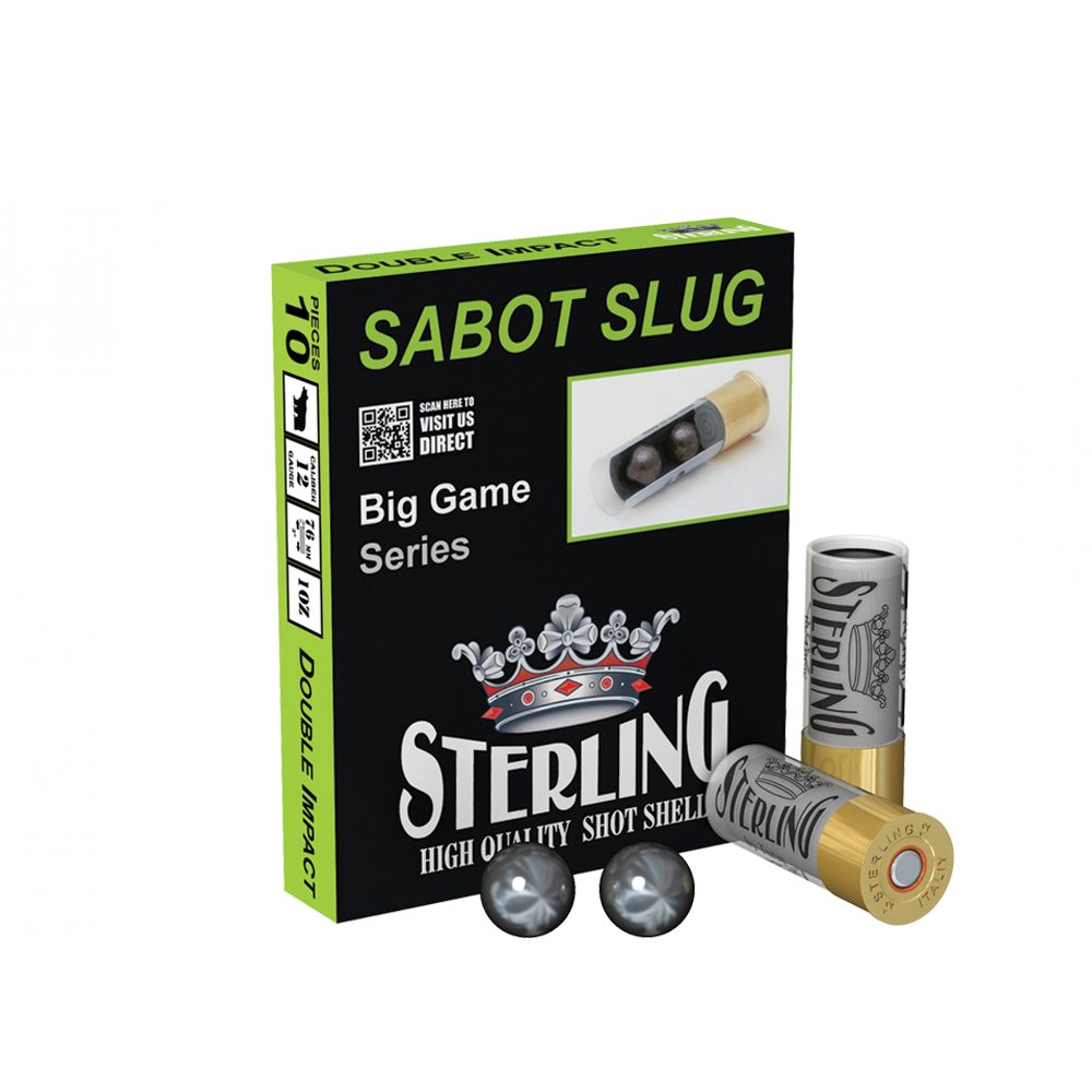 12 x 70 Sabot Slug Double Impact - Sterling
