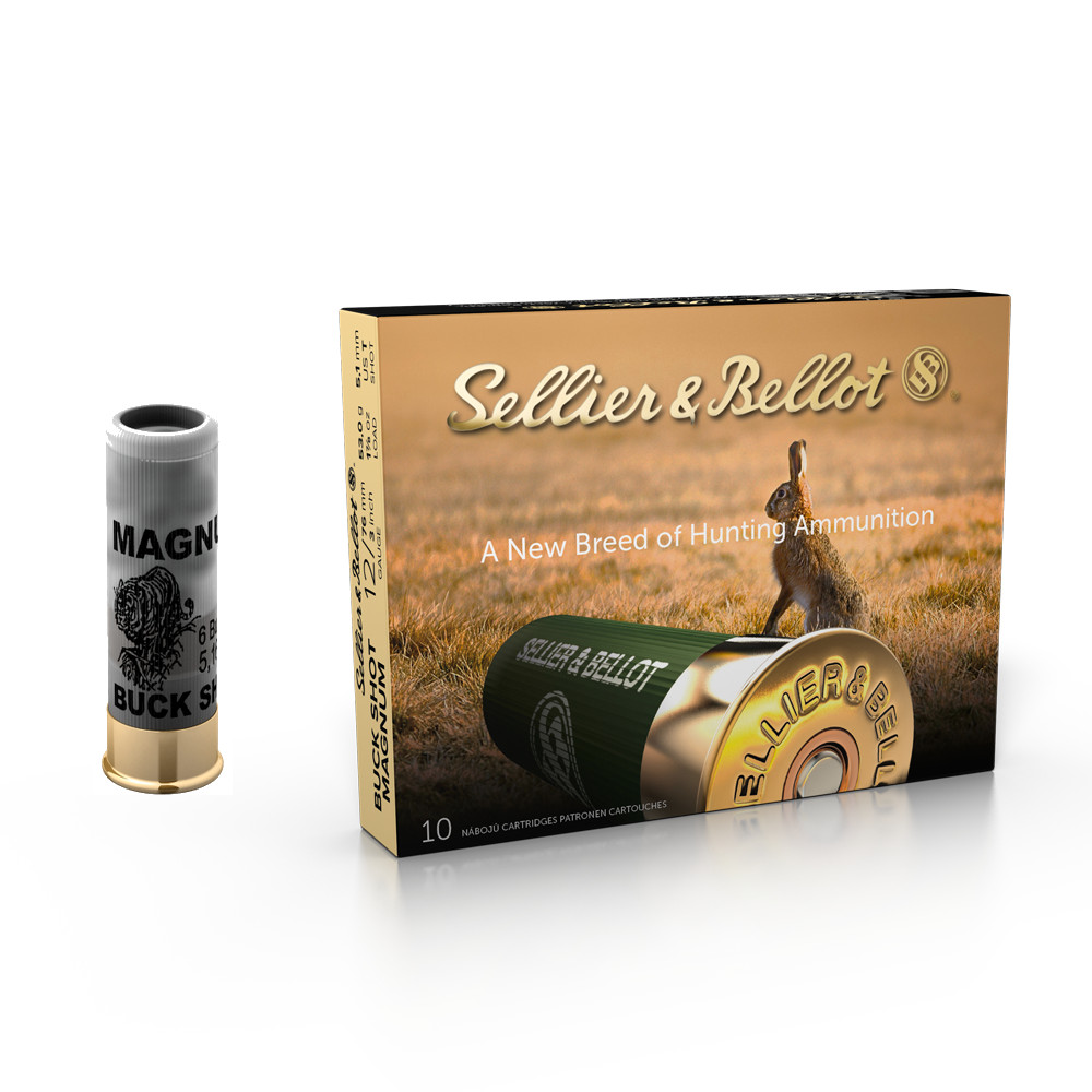 12 x 76 Buck Shot 53 g - Sellier & Bellot