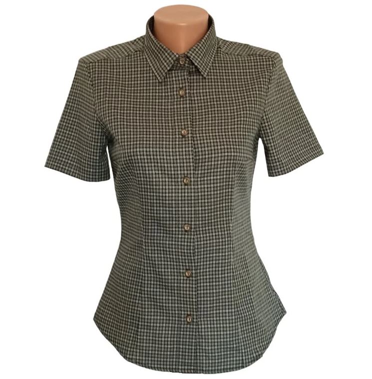 dámská károvaná košile s krátkým rukávem - LUKO