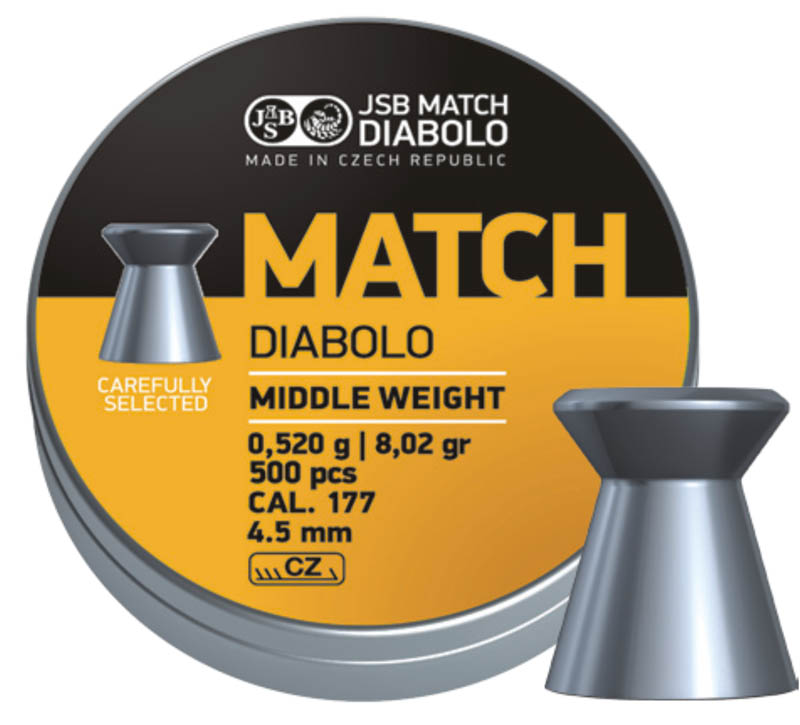 diabolo JSB Match Middle Weight 4,51 mm