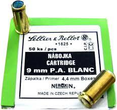 9 mm Start P.A, Blanc - Sellier & Bellot