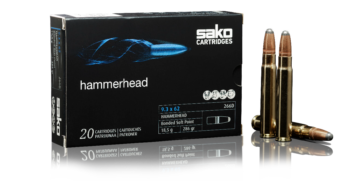 9.3 x 62 SP Hammerhead 18.5 g - SAKO