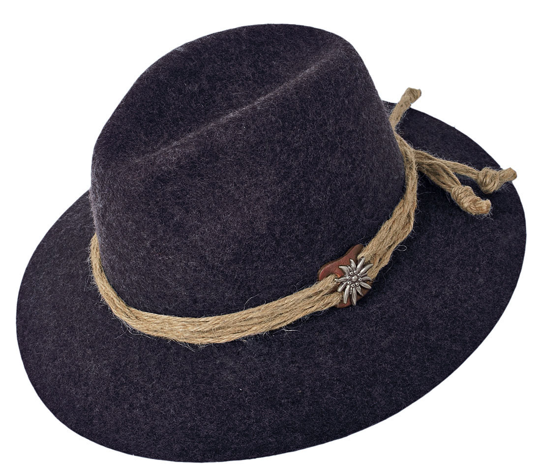 černý klobouk 1690A - Lodenhut