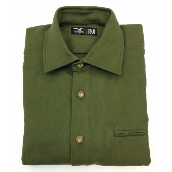 zelená dyftýnová košile - Luko