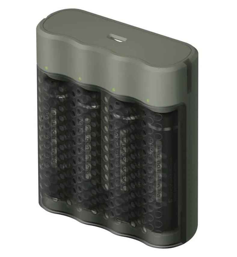 nabíječka baterií GP Speed M451 + 4 x AA ReCyko Pro