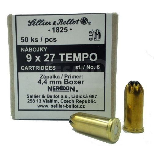 nábojka 9x27 Tempo No.6 - Sellier&Bellot