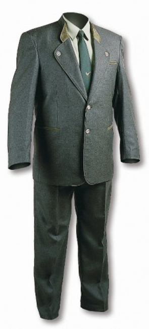 oblek M se zeleným doplňkem - Afars
