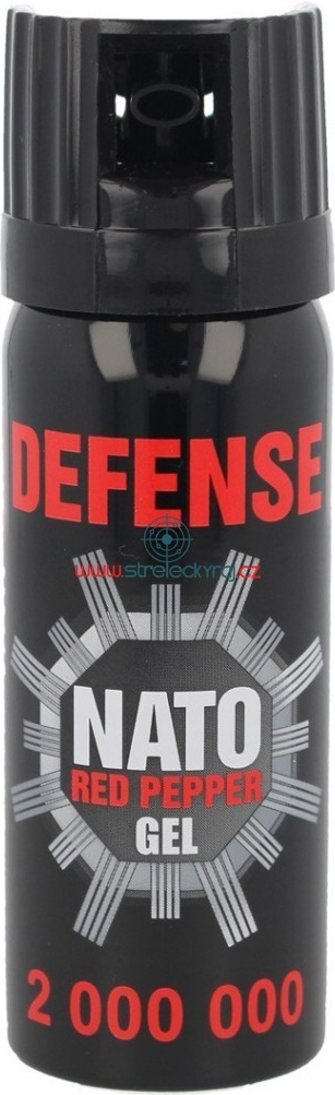 obranný sprej Defence NATO Gel Cone 50ml black