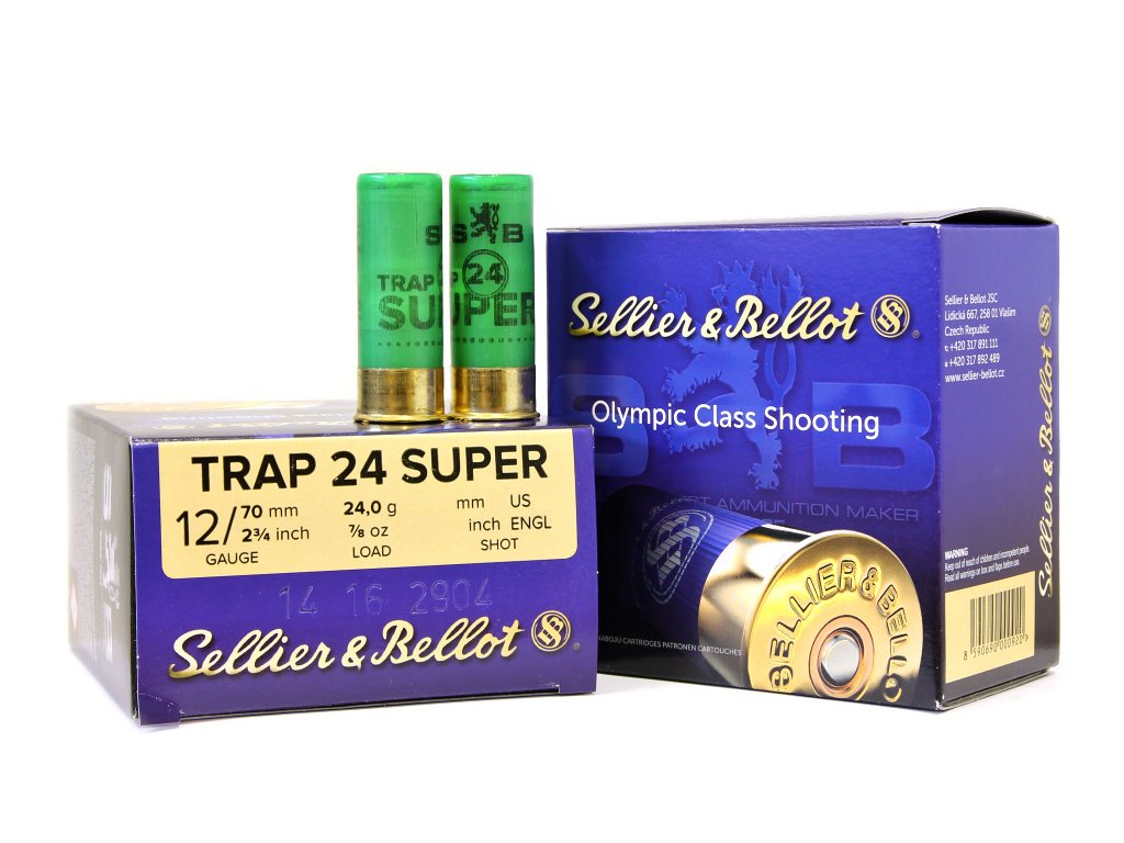 12 x 70 TRAP Super 24 g - Sellier & Bellot