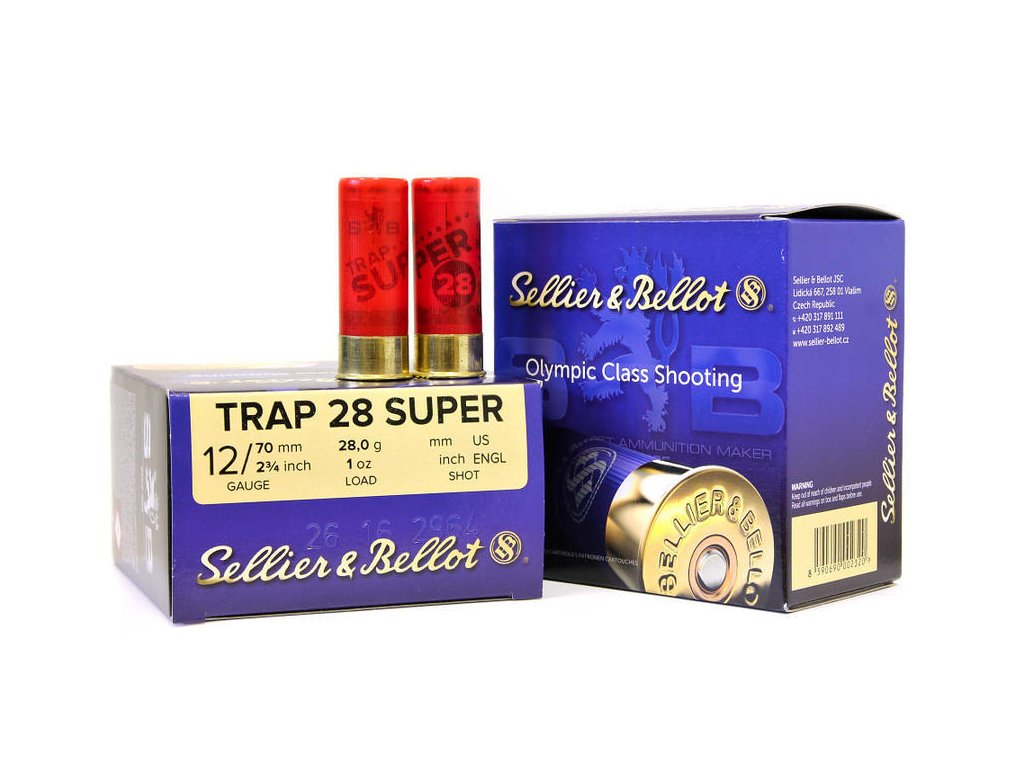 12 x 70 TRAP Super 28 g - Sellier & Bellot