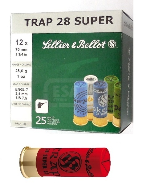 12 x 70 TRAP Super 28 g - Sellier & Bellot