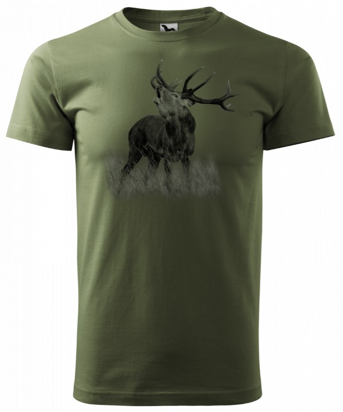 tričko Adler - troubící jelen