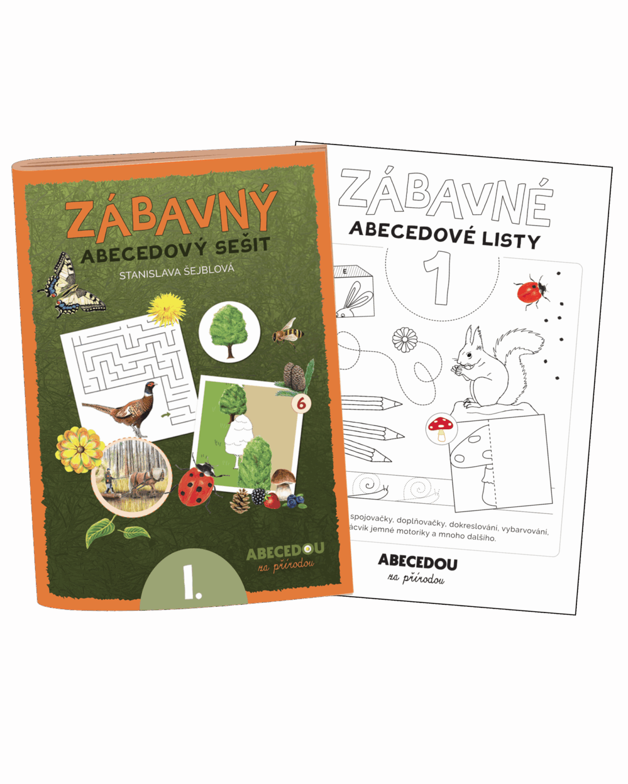 zábavný abecedový sešit - ABECEDOU za přírodou